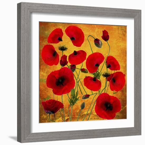 Poppy Flowers 2-Ata Alishahi-Framed Giclee Print