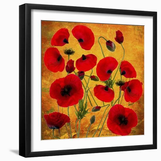 Poppy Flowers 2-Ata Alishahi-Framed Giclee Print