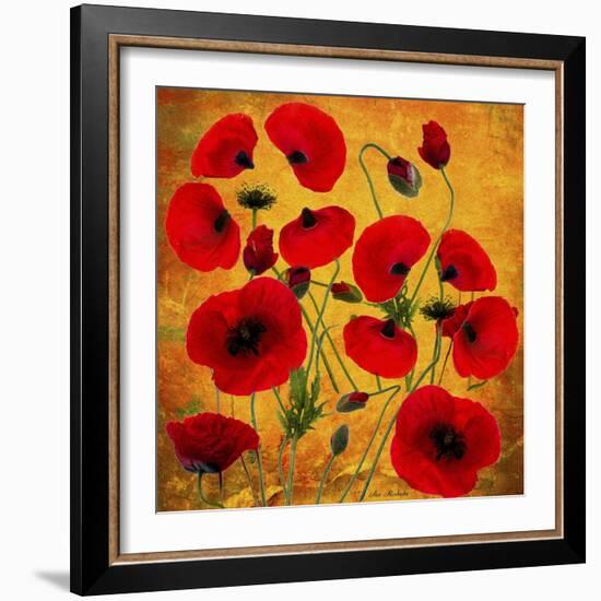 Poppy Flowers 2-Ata Alishahi-Framed Giclee Print