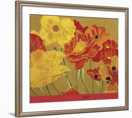 Poppy Garden I-Beverly Jean-Framed Art Print