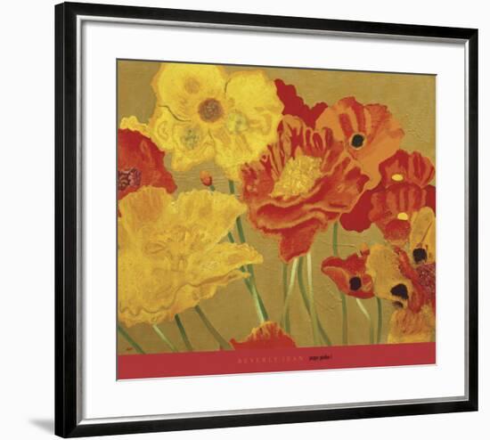 Poppy Garden I-Beverly Jean-Framed Art Print