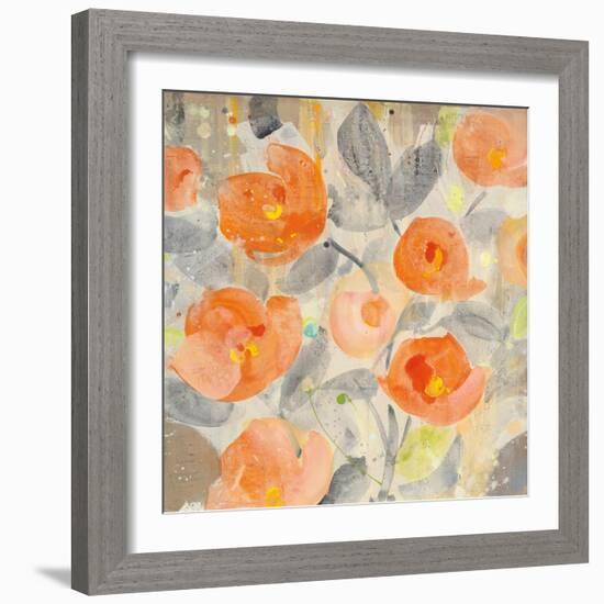 Poppy Garden I-Albena Hristova-Framed Art Print