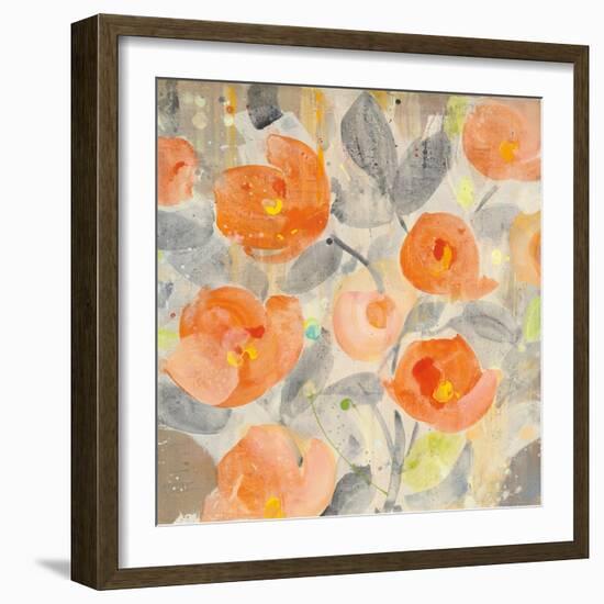 Poppy Garden I-Albena Hristova-Framed Art Print