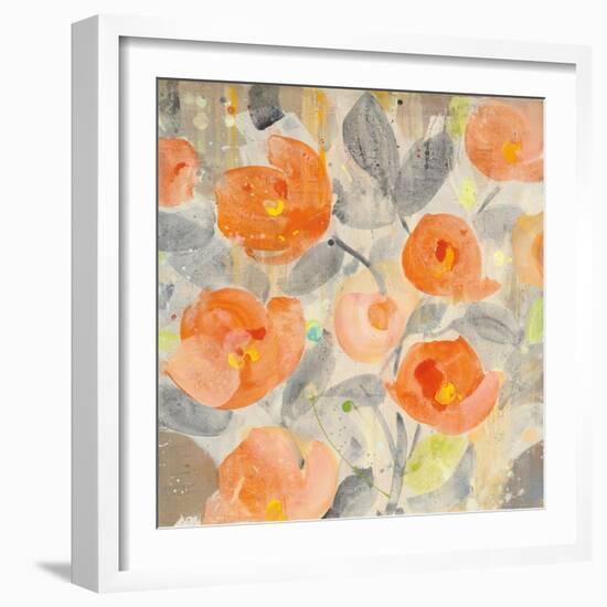 Poppy Garden I-Albena Hristova-Framed Art Print