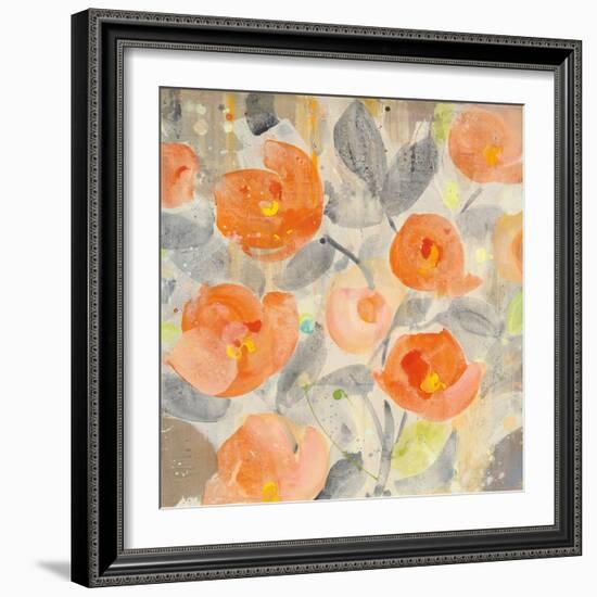 Poppy Garden I-Albena Hristova-Framed Art Print