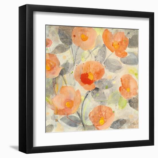 Poppy Garden II-Albena Hristova-Framed Art Print