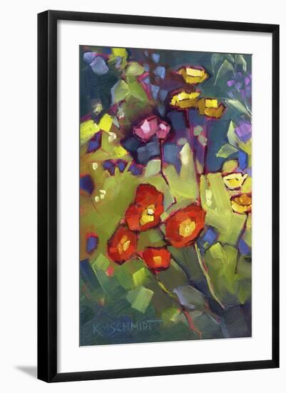 Poppy Garden-Karen Mathison Schmidt-Framed Giclee Print