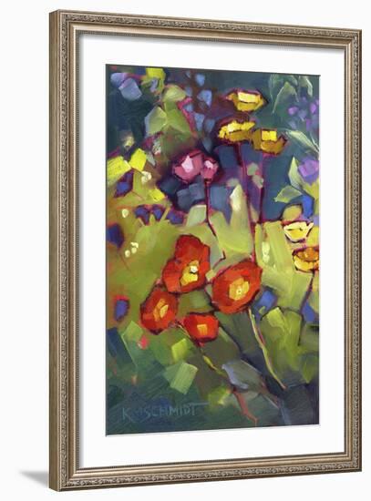 Poppy Garden-Karen Mathison Schmidt-Framed Giclee Print