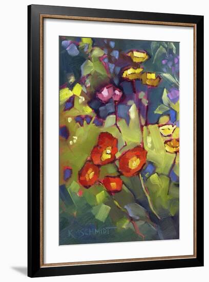 Poppy Garden-Karen Mathison Schmidt-Framed Giclee Print