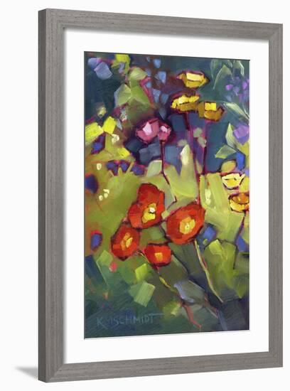 Poppy Garden-Karen Mathison Schmidt-Framed Giclee Print