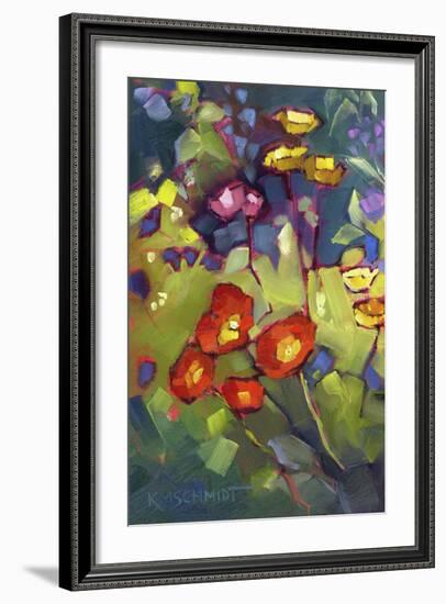 Poppy Garden-Karen Mathison Schmidt-Framed Giclee Print