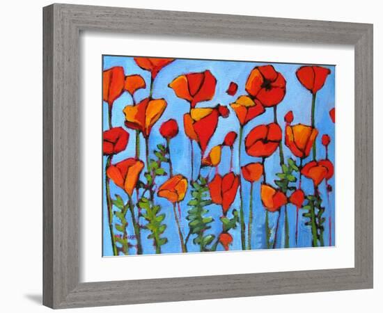 Poppy Garden-Patty Baker-Framed Art Print