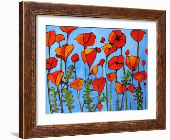 Poppy Garden-Patty Baker-Framed Art Print