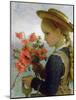 Poppy Girl-Karl Wilhelm Friedrich Bauerle-Mounted Giclee Print