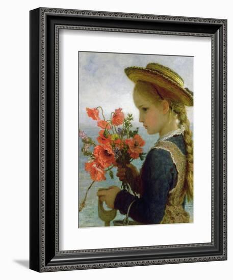 Poppy Girl-Karl Wilhelm Friedrich Bauerle-Framed Giclee Print