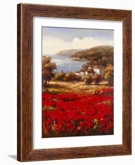 Poppy Harbor-Marino-Framed Art Print