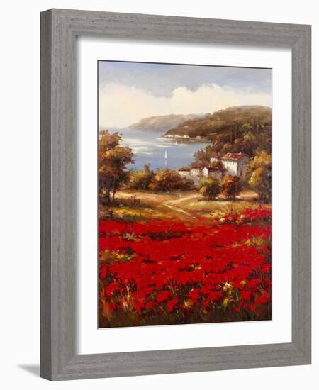 Poppy Harbor-Marino-Framed Art Print