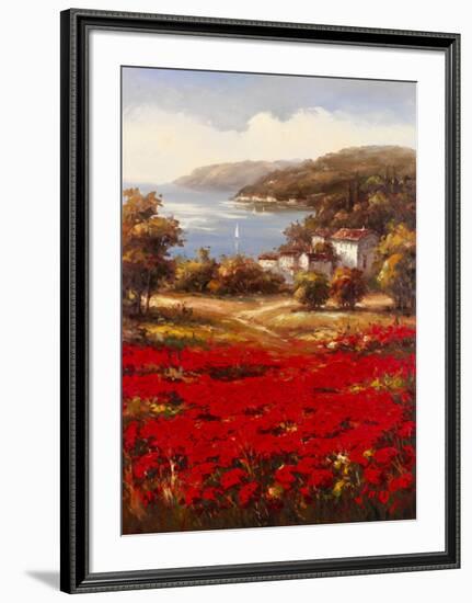 Poppy Harbor-Marino-Framed Art Print