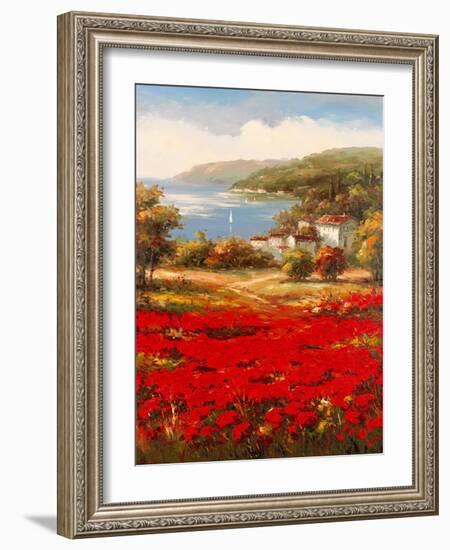 Poppy Harbor-Marino-Framed Art Print