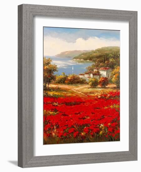 Poppy Harbor-Marino-Framed Art Print