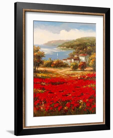 Poppy Harbor-Marino-Framed Art Print