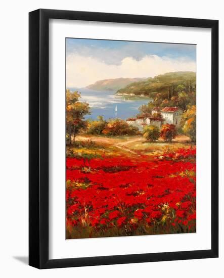 Poppy Harbor-Marino-Framed Art Print