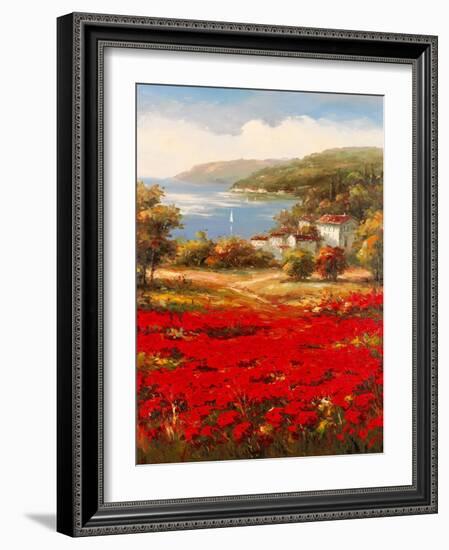 Poppy Harbor-Marino-Framed Art Print