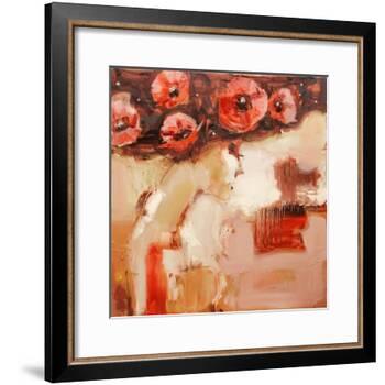 Poppy Hat-Elena Ilku-Framed Giclee Print