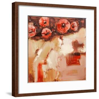 Poppy Hat-Elena Ilku-Framed Giclee Print