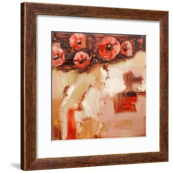 Poppy Hat-Elena Ilku-Framed Giclee Print