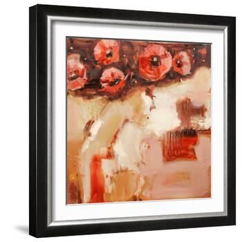 Poppy Hat-Elena Ilku-Framed Giclee Print
