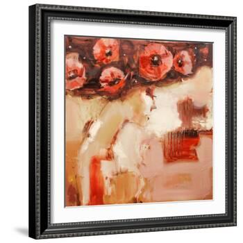 Poppy Hat-Elena Ilku-Framed Giclee Print