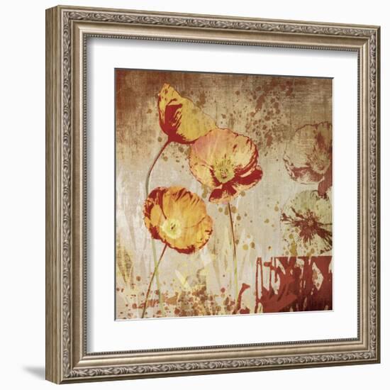 Poppy Heat II-Tandi Venter-Framed Giclee Print