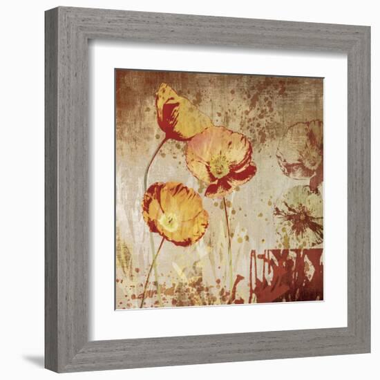 Poppy Heat II-Tandi Venter-Framed Giclee Print