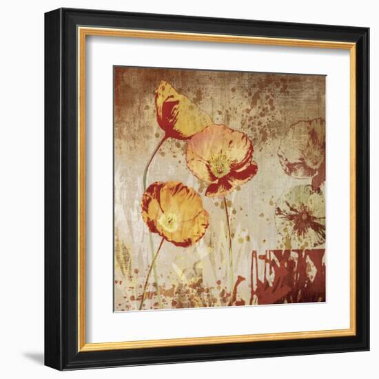 Poppy Heat II-Tandi Venter-Framed Giclee Print