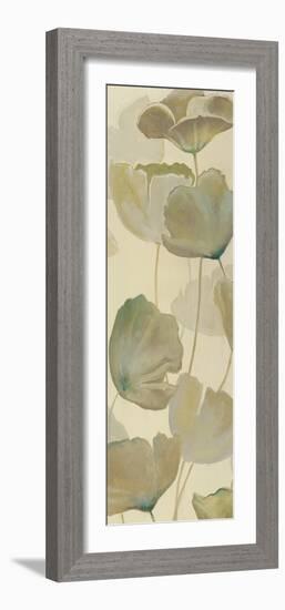 Poppy Impression Panel II-Georges Generali-Framed Giclee Print