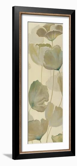 Poppy Impression Panel II-Georges Generali-Framed Giclee Print