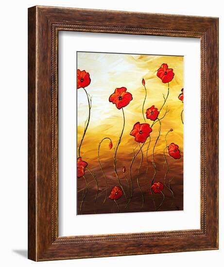 Poppy Joy-Megan Aroon Duncanson-Framed Art Print