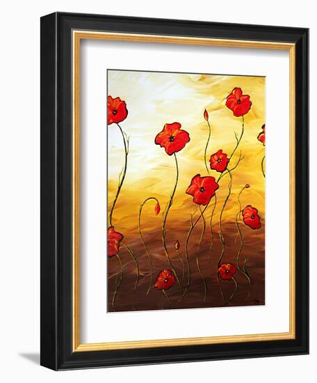 Poppy Joy-Megan Aroon Duncanson-Framed Art Print