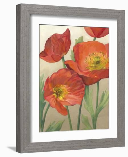 Poppy Love I-Megan Meagher-Framed Art Print