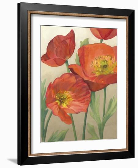 Poppy Love I-Megan Meagher-Framed Art Print