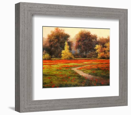 Poppy Meadows I-T^ C^ Chiu-Framed Art Print