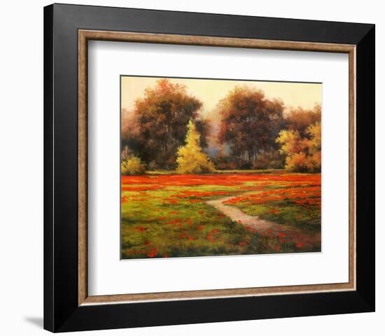 Poppy Meadows I-T^ C^ Chiu-Framed Art Print