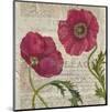 Poppy Pages Square I-Louise Montillio-Mounted Art Print