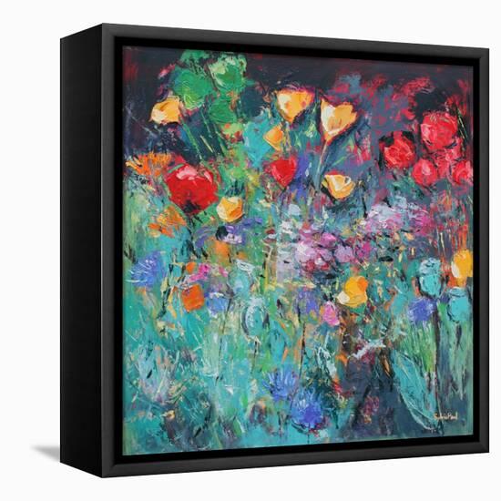 Poppy Parade-Sylvia Paul-Framed Premier Image Canvas