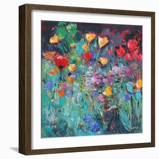 Poppy Parade-Sylvia Paul-Framed Giclee Print