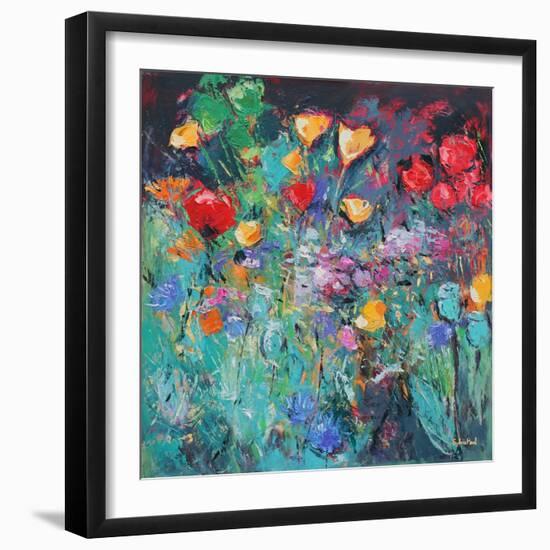 Poppy Parade-Sylvia Paul-Framed Giclee Print