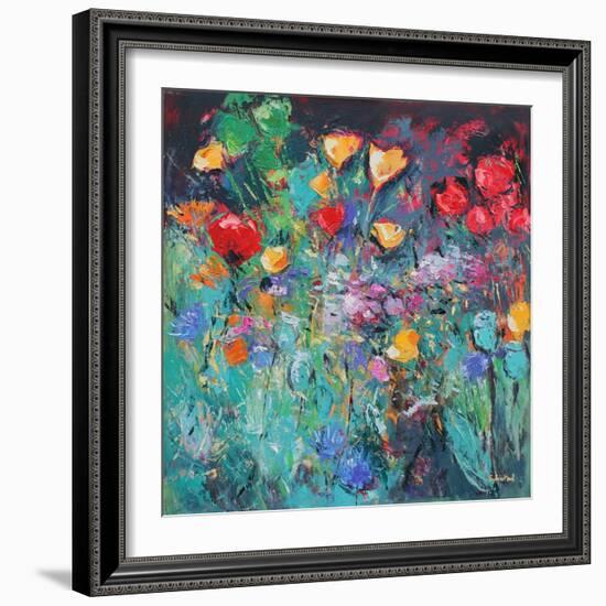 Poppy Parade-Sylvia Paul-Framed Giclee Print