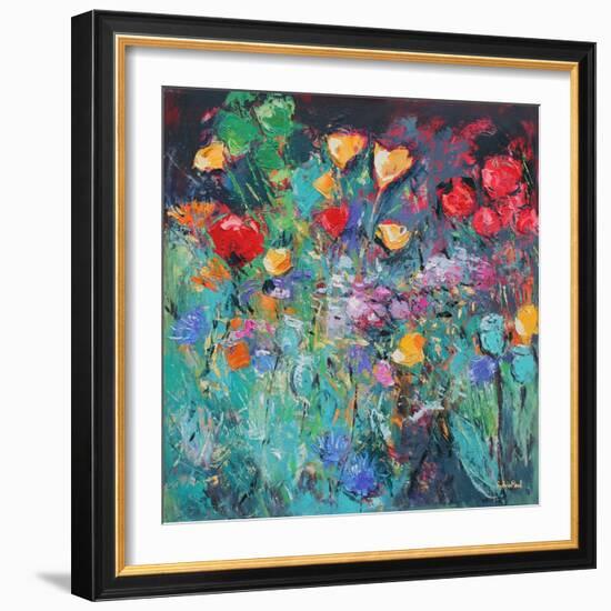 Poppy Parade-Sylvia Paul-Framed Giclee Print