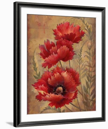 Poppy Passion II-Elaine Vollherbst-Lane-Framed Art Print